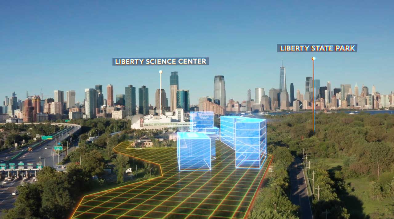 Scitech Scity Liberty Science Center Aerial 1