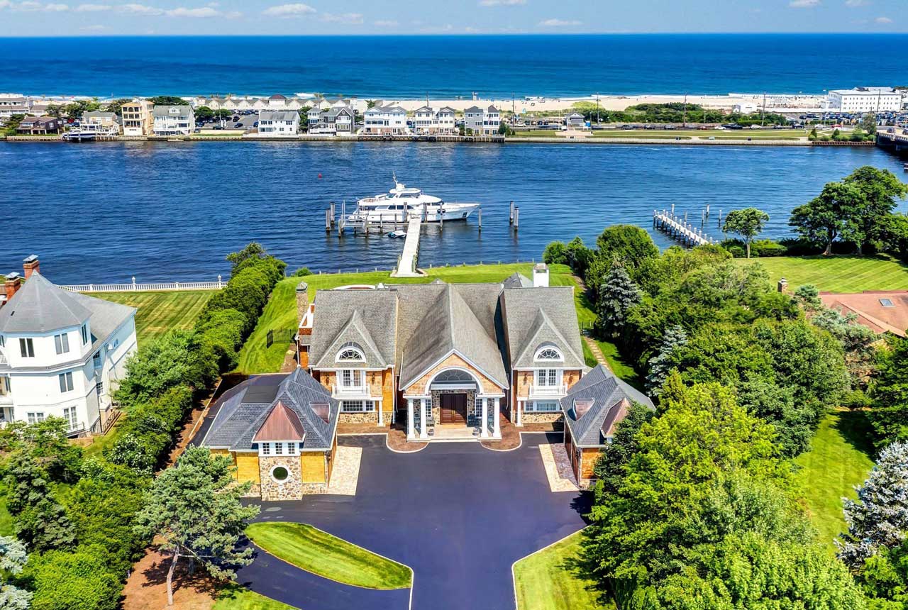 31 Ward Avenue Mansion Up For Auction Rumson Nj Aerial