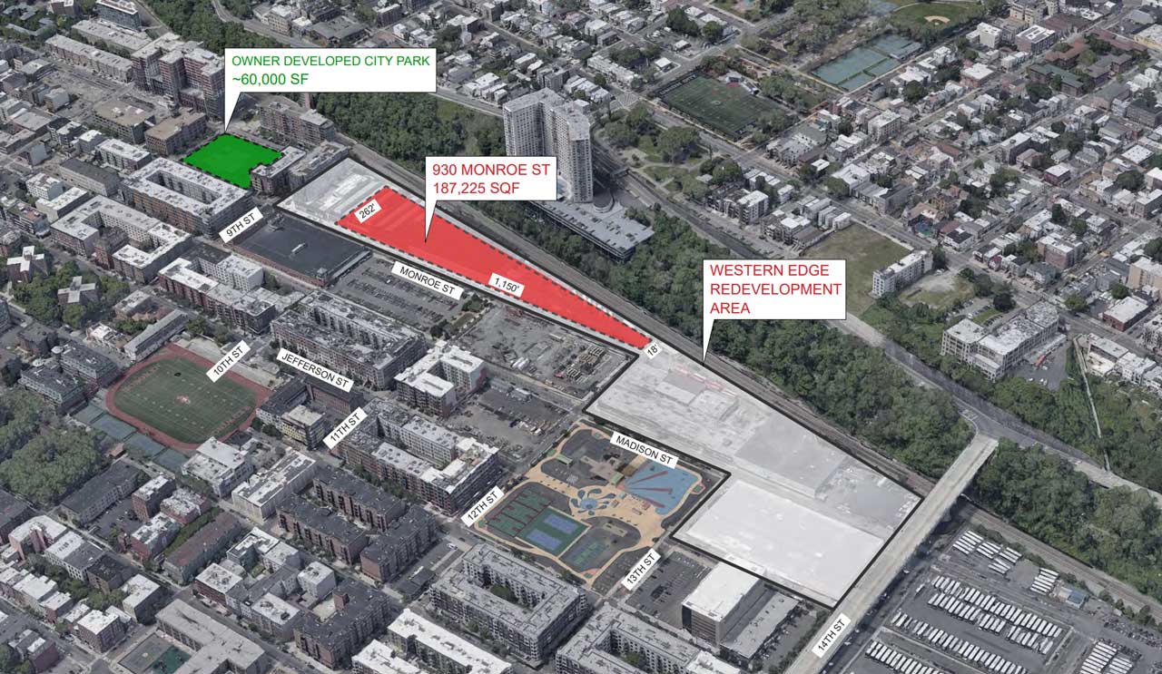 930 Monroe Street Development Hoboken Site