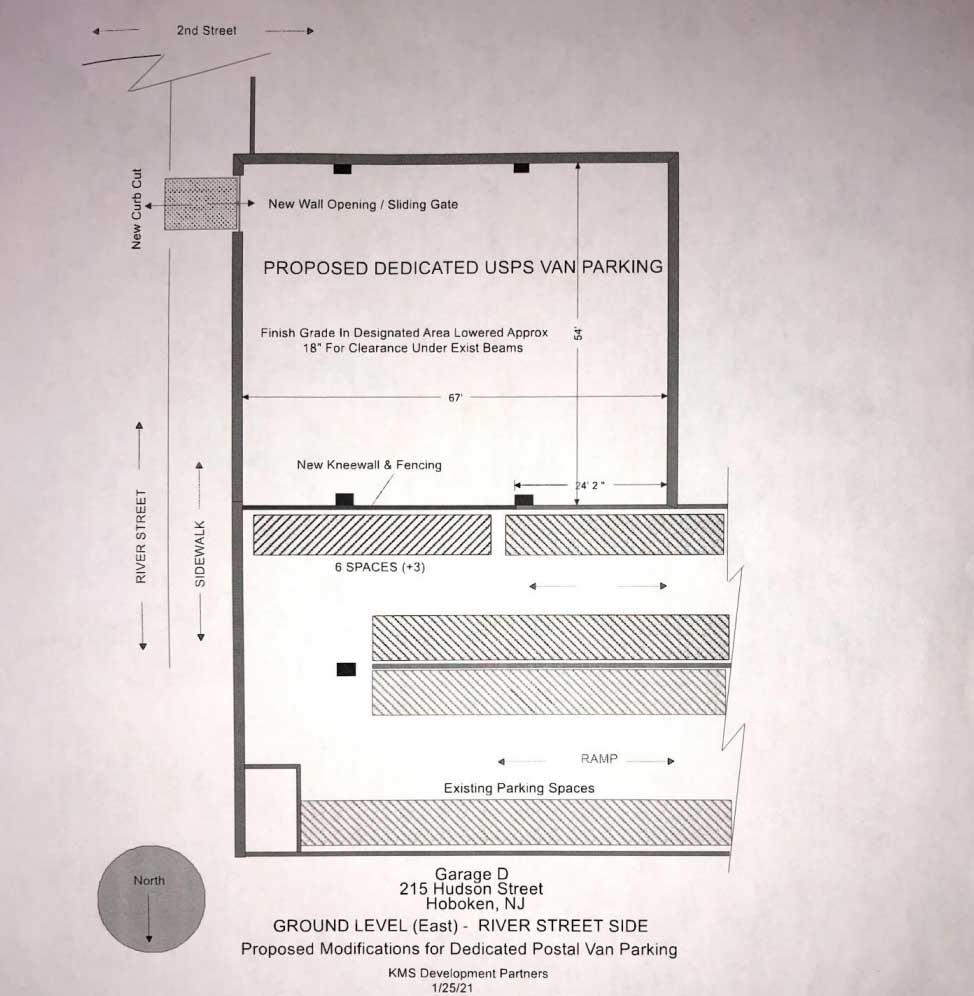 Hoboken Hilton Usps Parking Garage Revamp