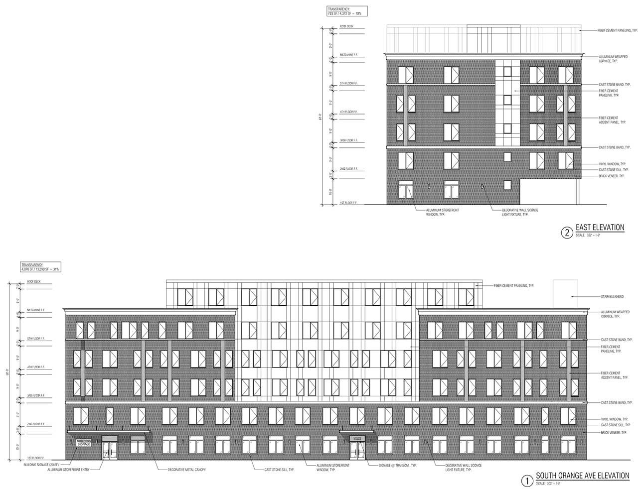 381 395 South Orange Avenue Newark Elevation