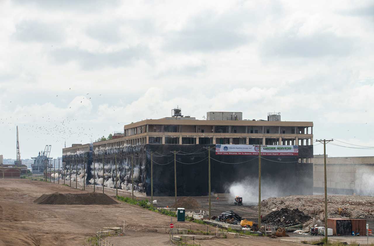 Lincoln Logistics Bayonne Military Ocean Terminal Demolition 1
