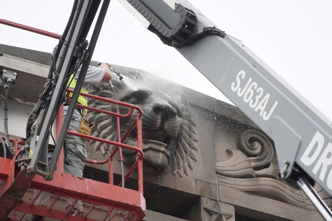 Newark Penn Station Renovation Nj Exterior Clean