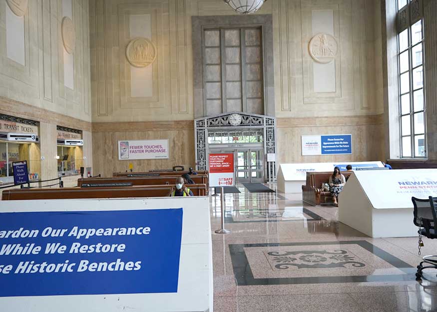 Newark Penn Station Renovation Nj Lobby