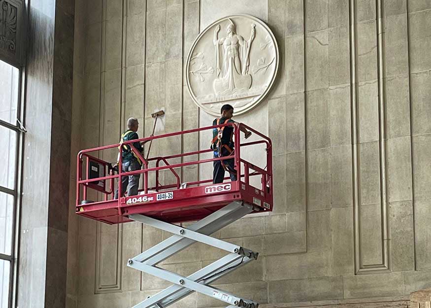 Newark Penn Station Renovation Nj Painting