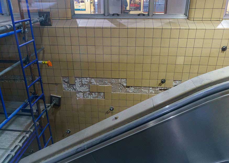 Newark Penn Station Renovation Nj Tile Work