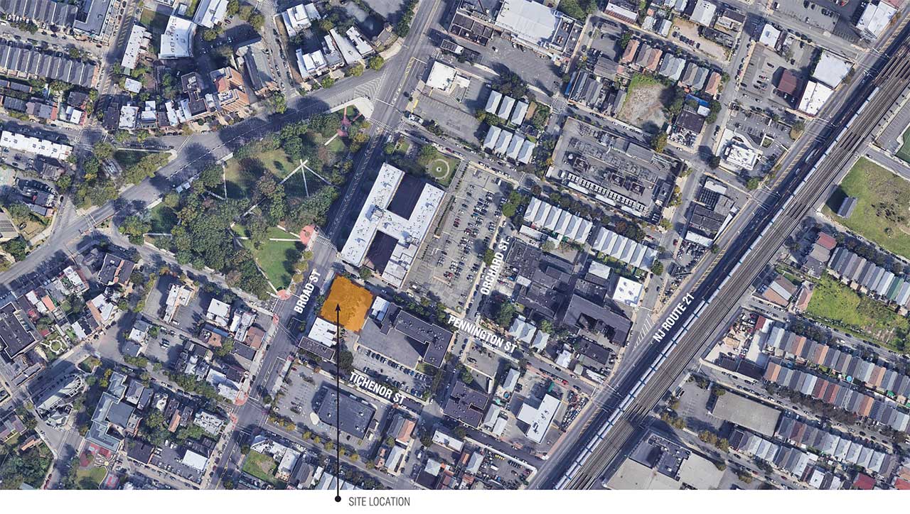 1072 1078 Broad Street Newark Development Site Map