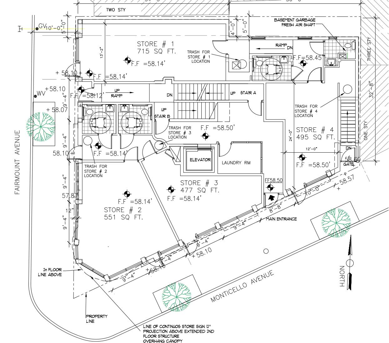 250 254 Fairmount Avenue Jersey City Ground Floor Plan