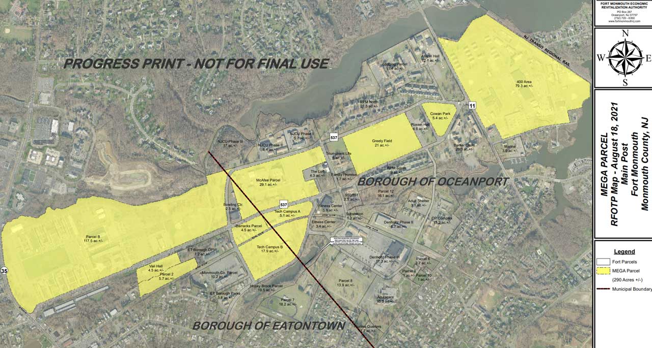 Netflix Production Facility Mega Parcel Fort Monmouth Nj