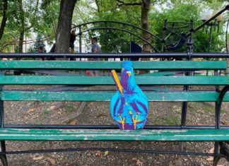 Pigeon Ops Public Art Hoboken Elysian Park Bird