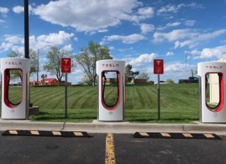 Tesla Supercharger Stations Wikimedia Commons