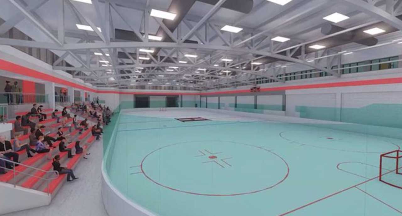 Proposed New Hoboken High School Rendering Ice Rink