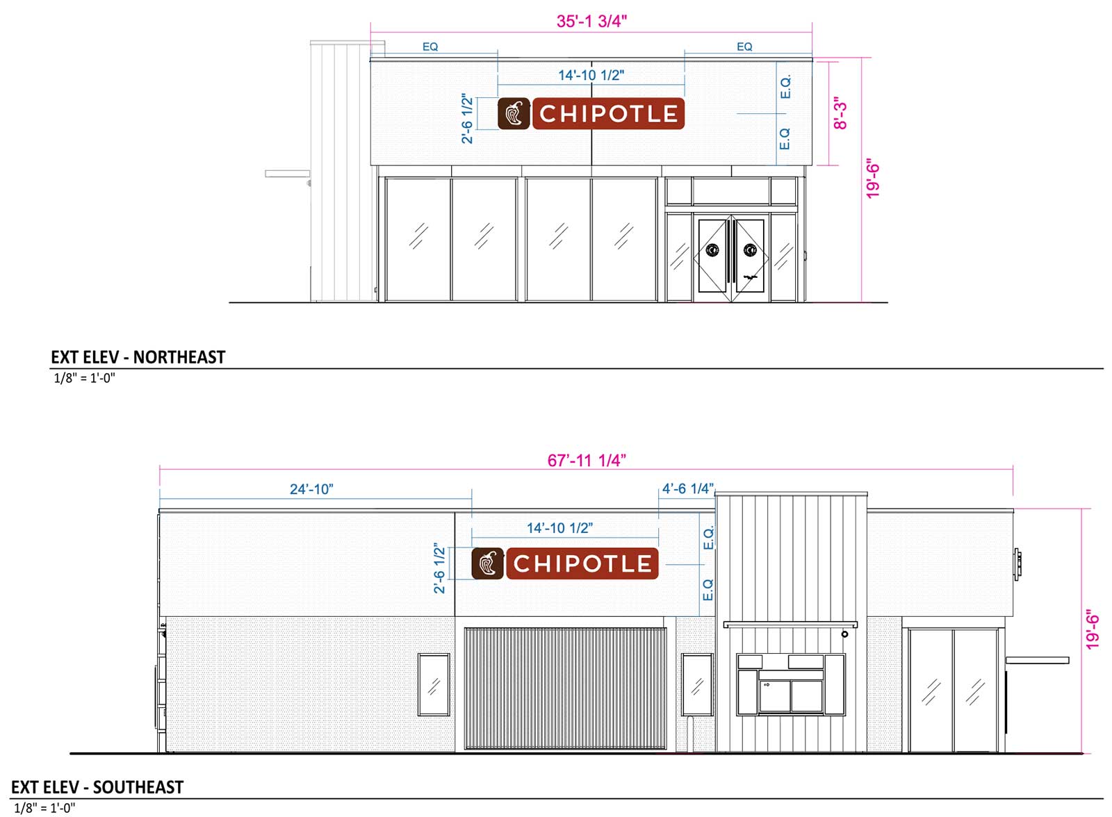 Chipotle 249 Route 33 Hamilton Rendering