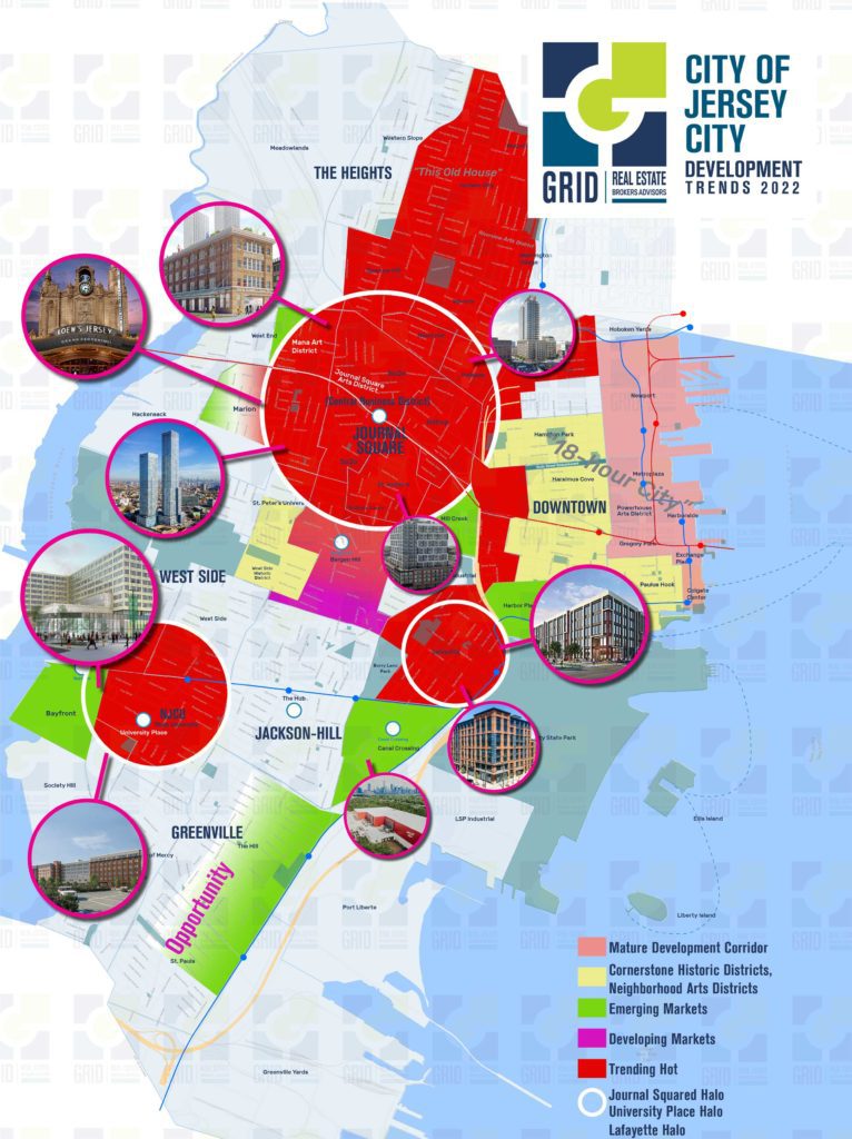 Jersey City Real Estate Market Report 2022 Map