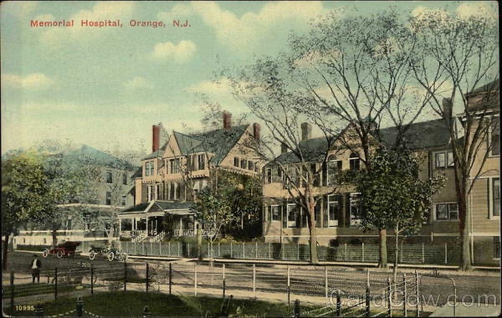 Orange Memorial Hospital Nj Historic Photo