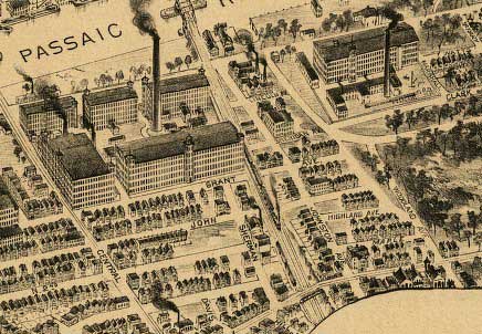 Clark Thread Company Historic Map