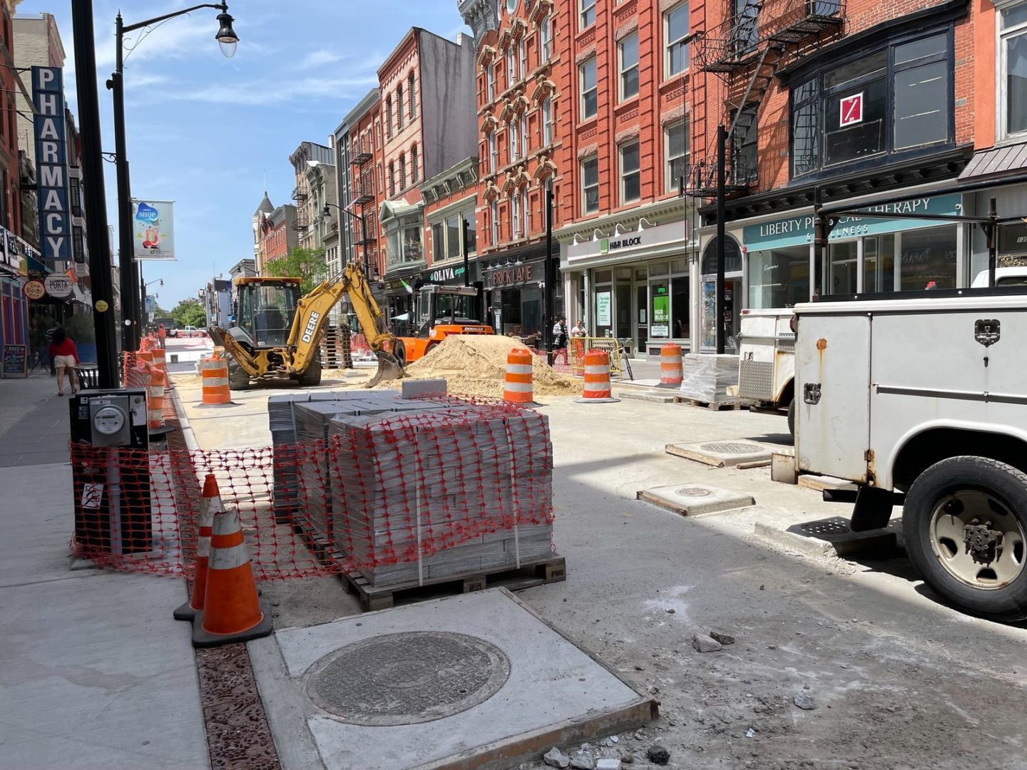 Jersey City Pedestrian Plaza Construction 3