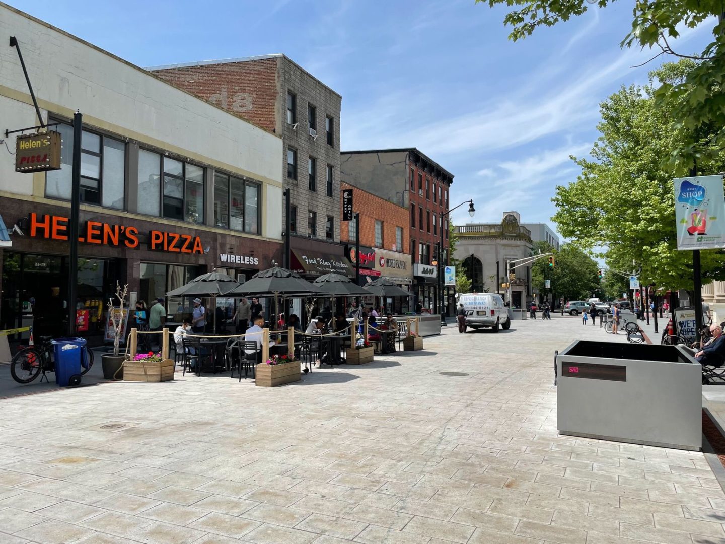 Jersey City Pedestrian Plaza Construction 4