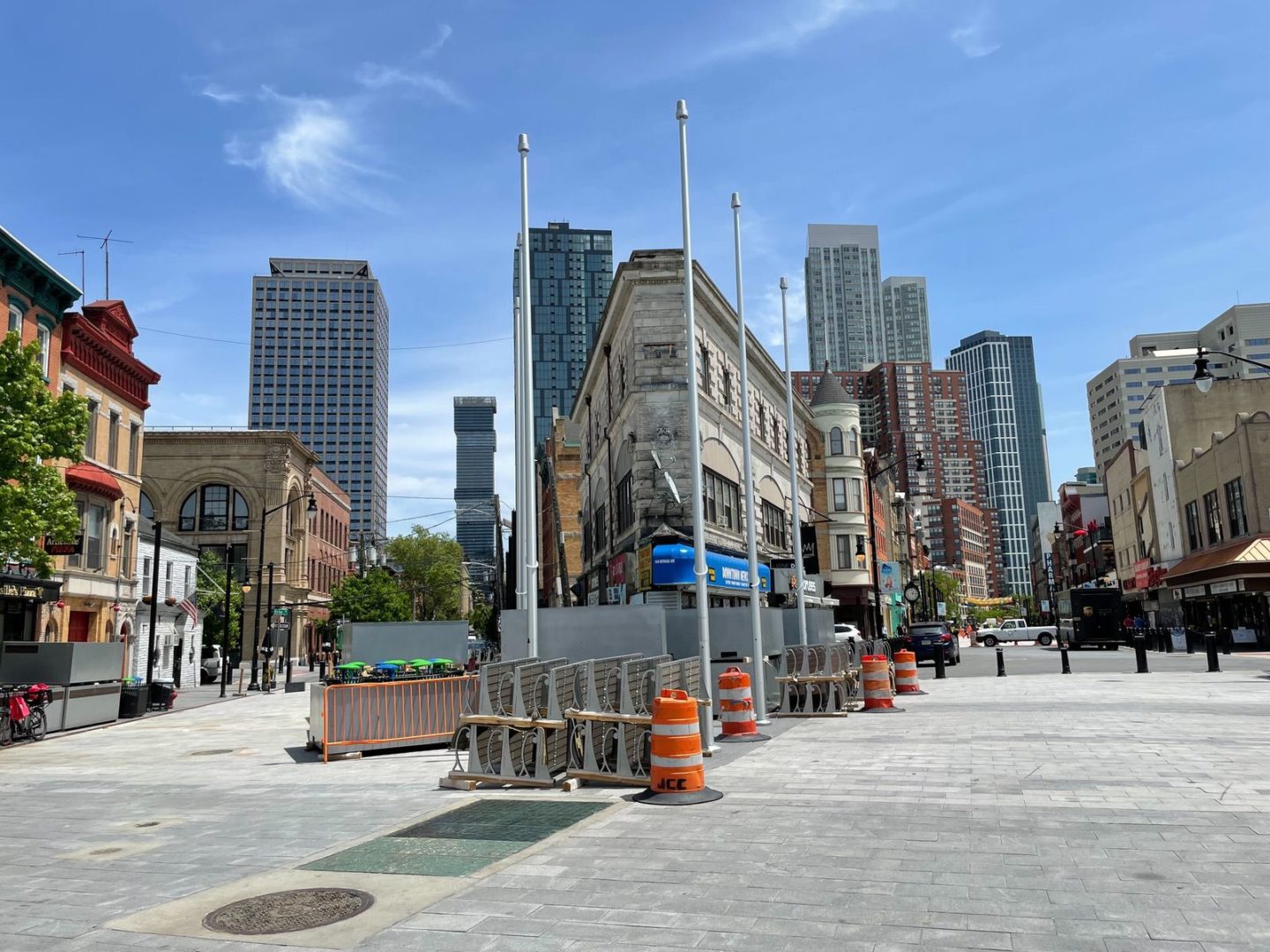 Jersey City Pedestrian Plaza Construction 6