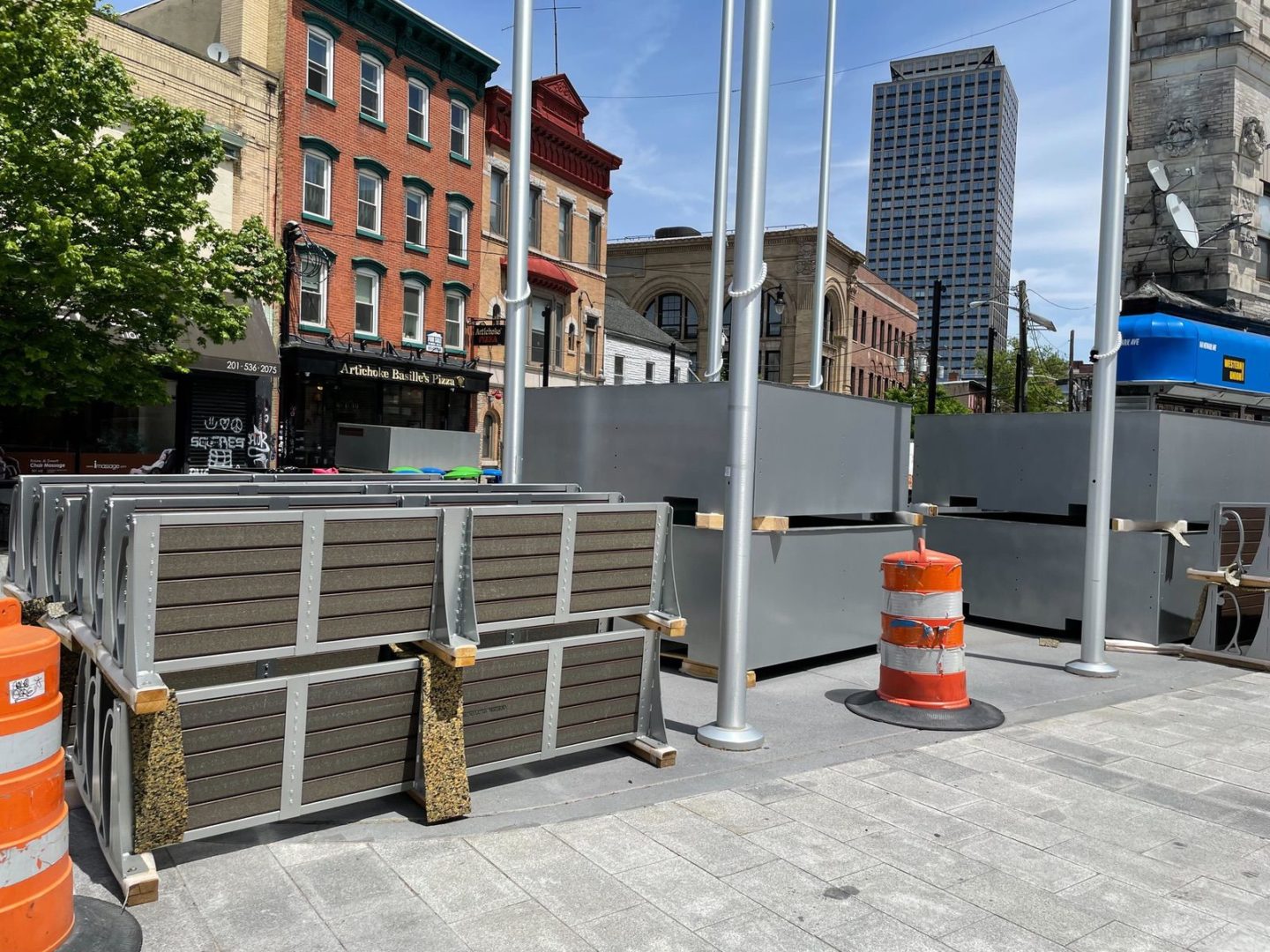 Jersey City Pedestrian Plaza Construction 7