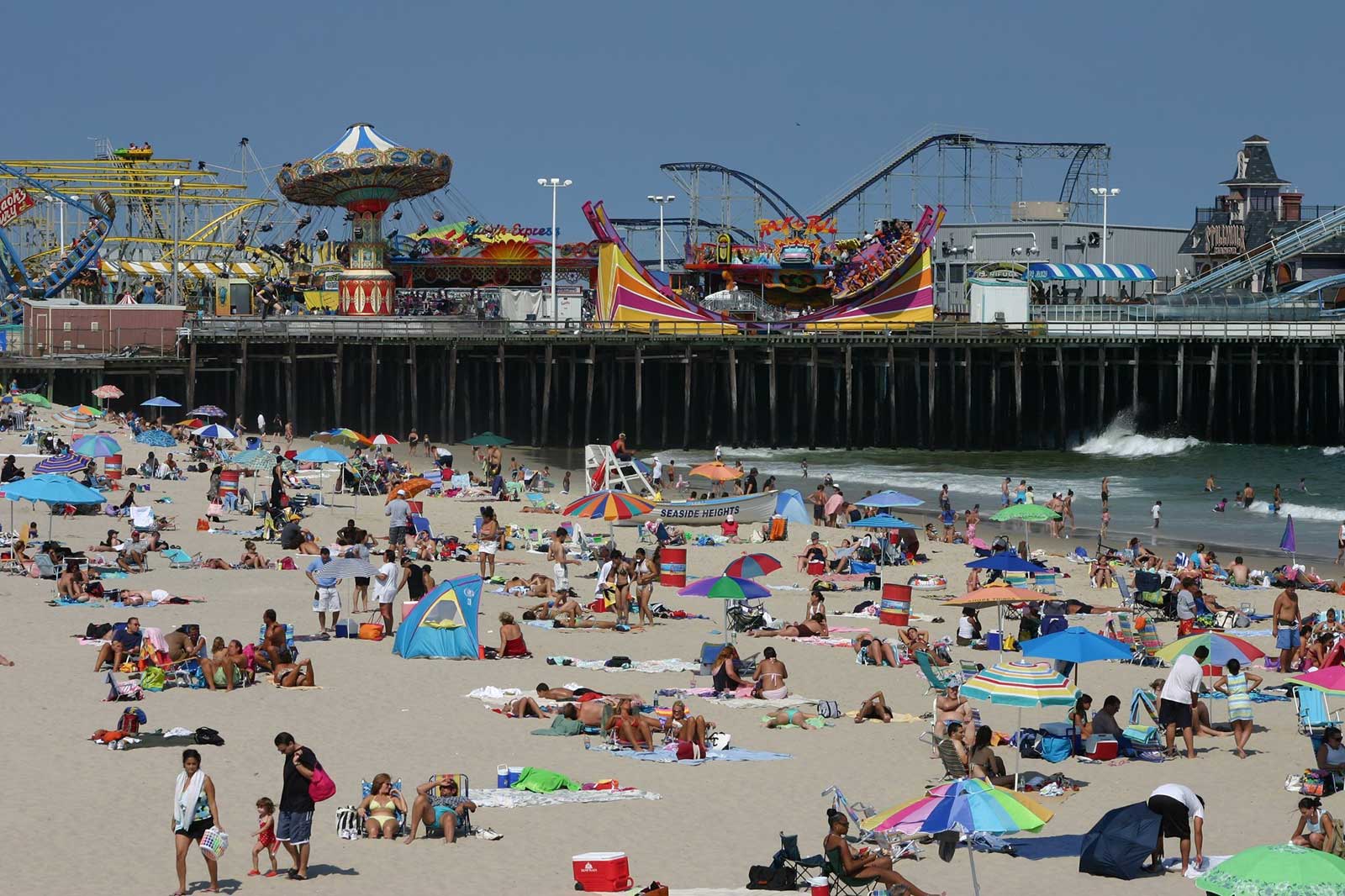 boardwalk & beach long branch new jersey, World War II-era …