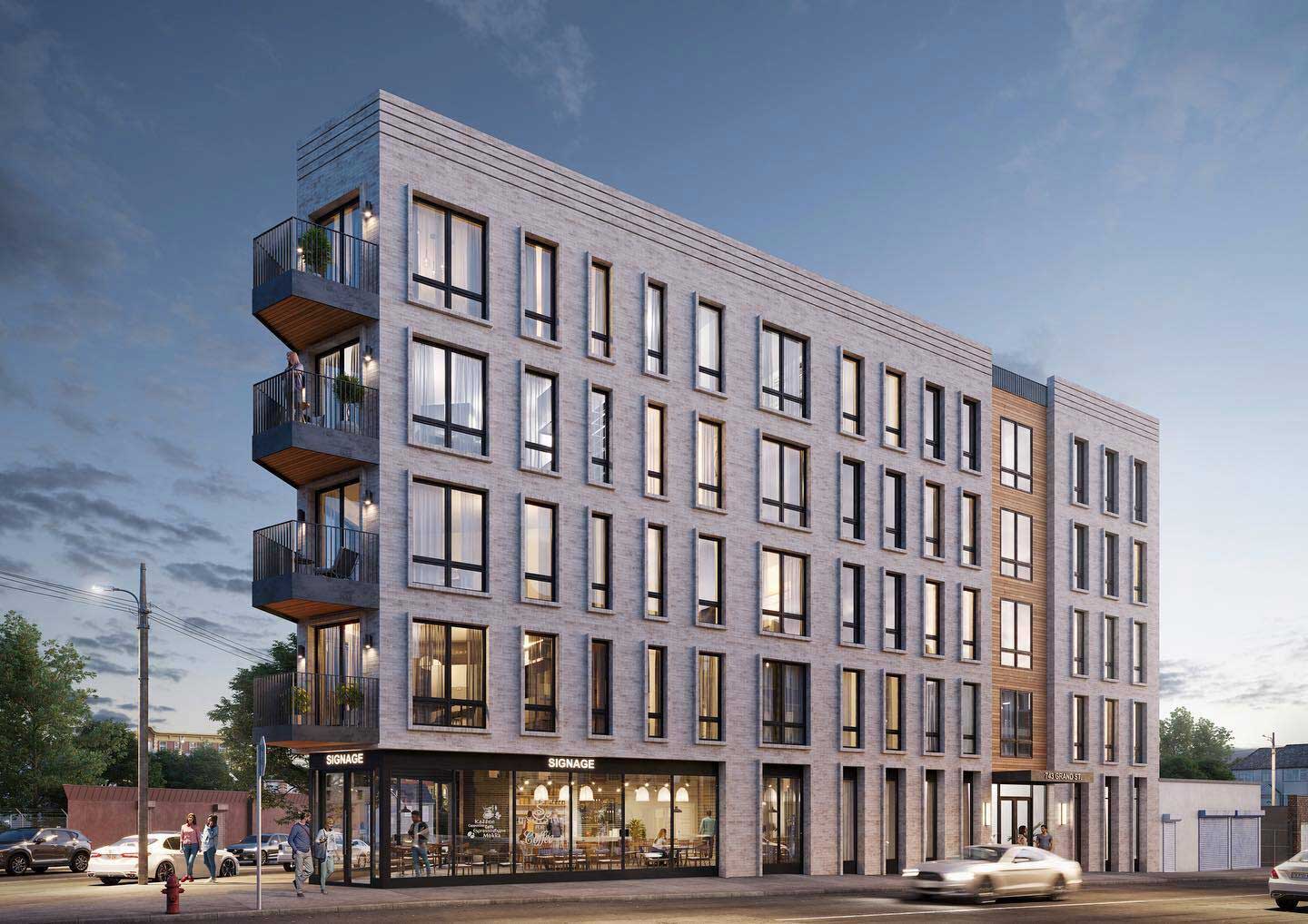 743 Grand Street Jersey City Rendering