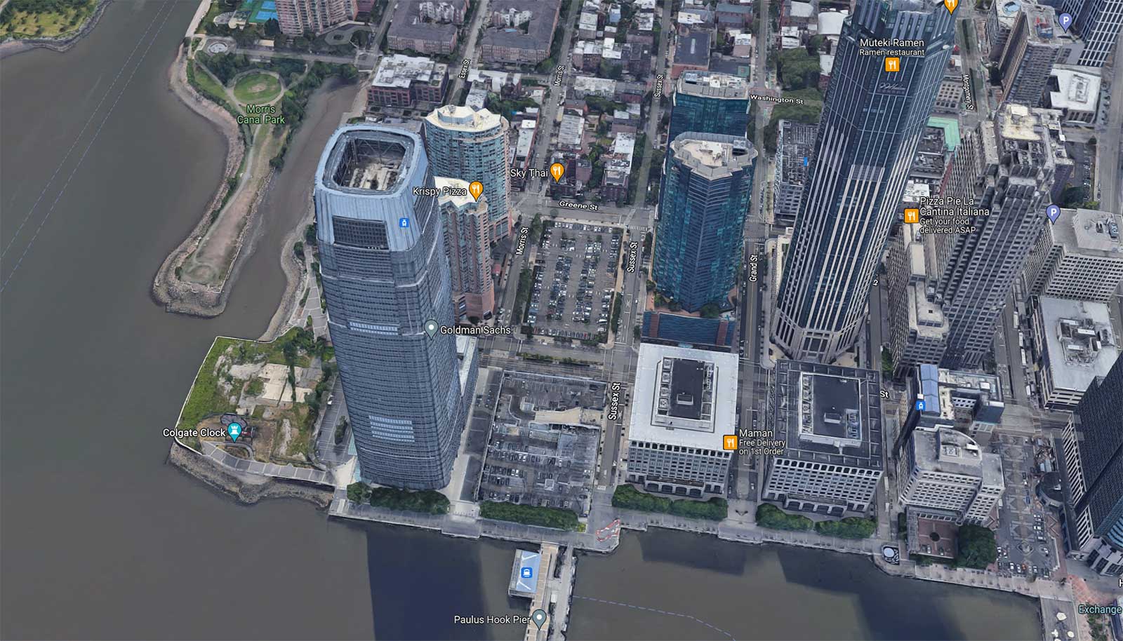 Goldman Sachs Tower Development Jersey City