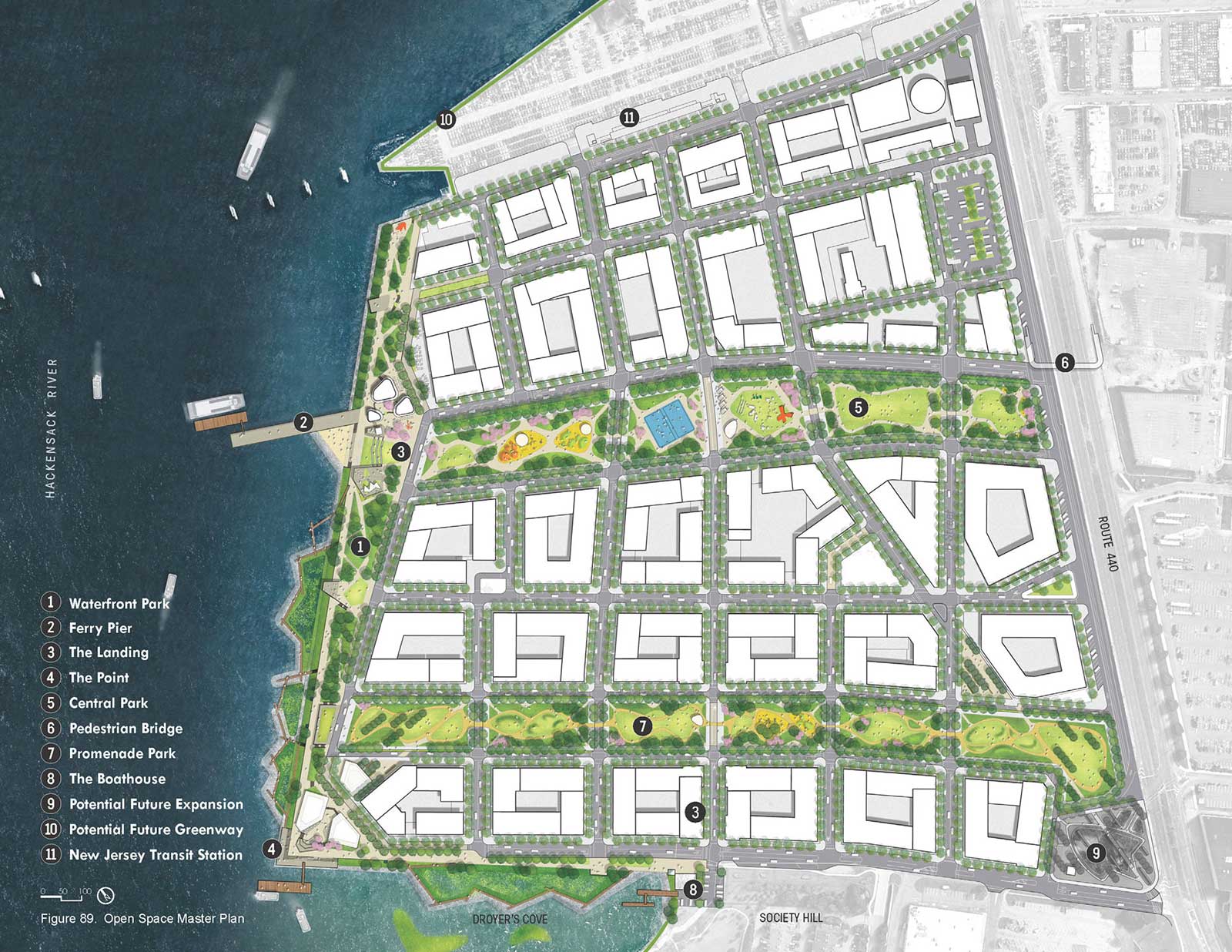 Bayfront Jersey City Map