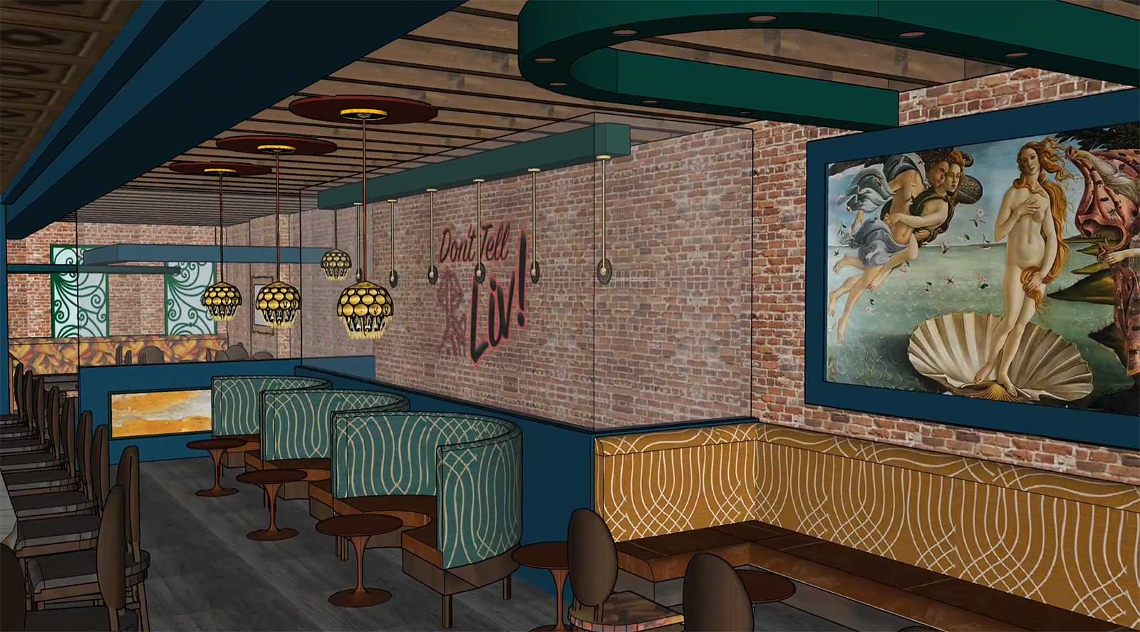 Dont Tell Liv Lounge Jersey City Rendering