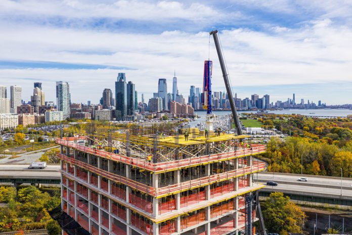 270 Johnston Ave Jersey City Tops Out