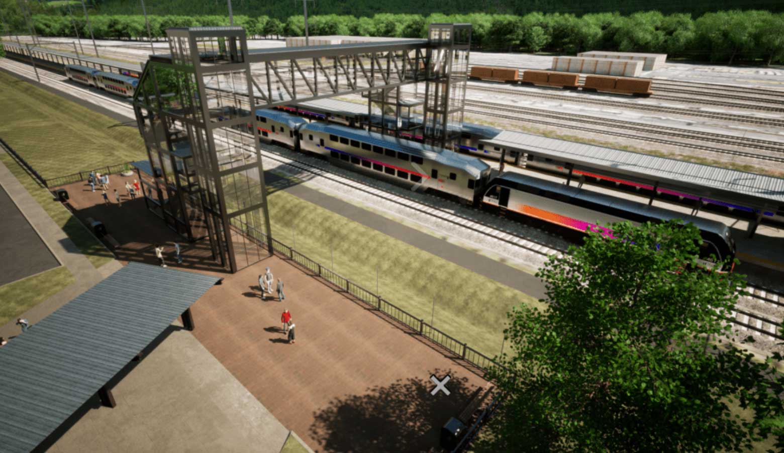 North Brunswick Train Station Rendering 2