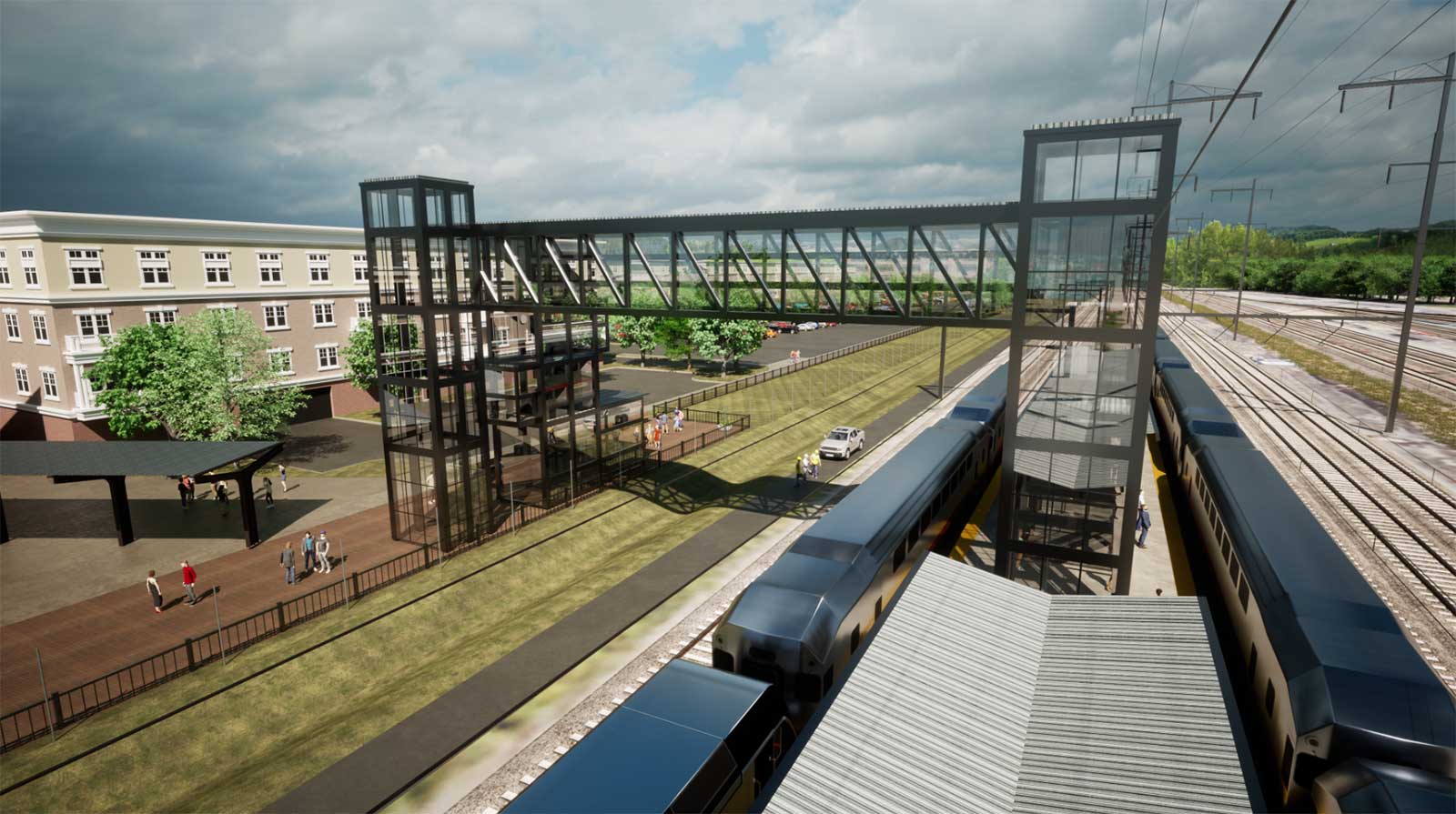 North Brunswick Train Station Rendering