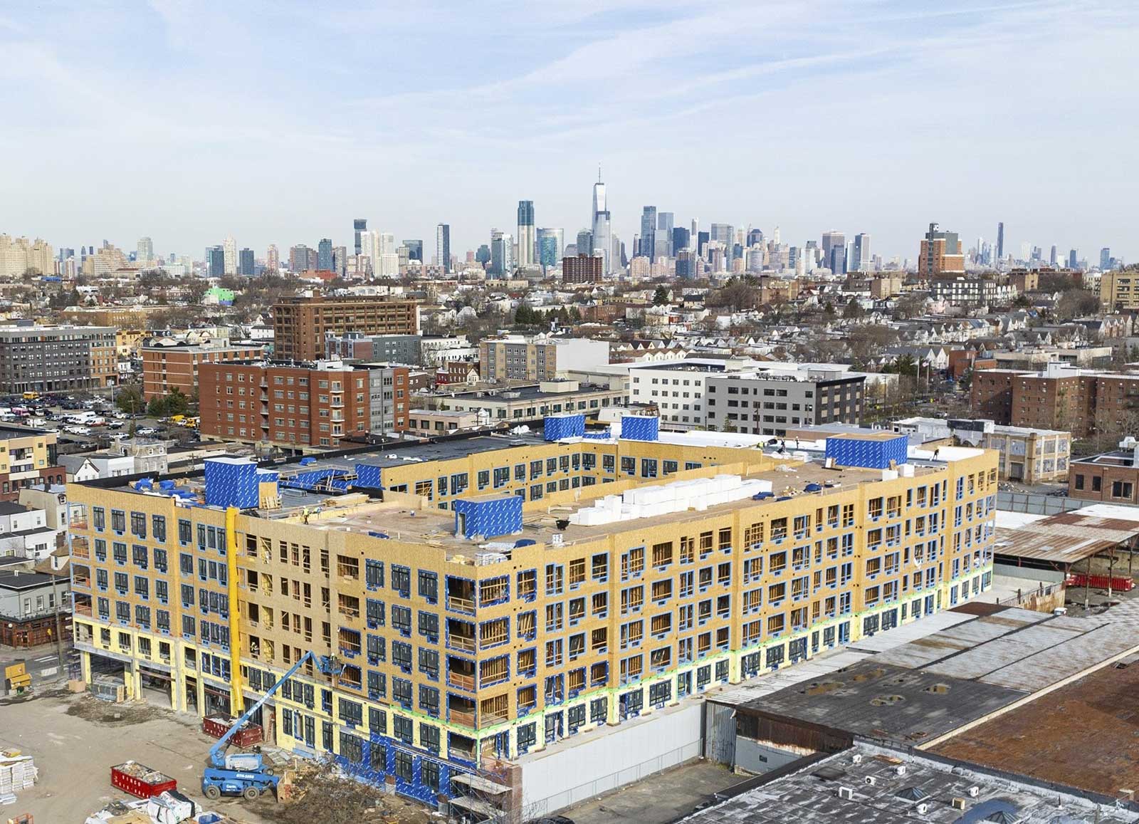 337-Unit Development at 49 Fisk Street Tops Out in Jersey City