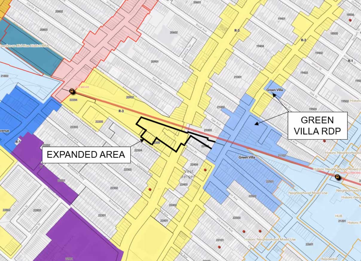 Green Villa Redevelopment Jersey City Map