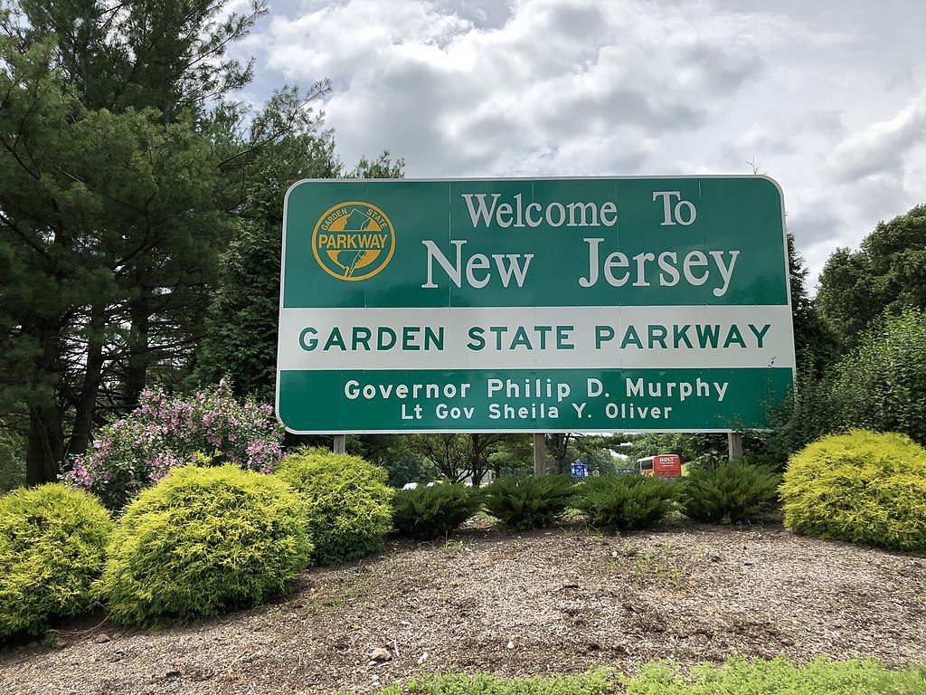 Welcome To New Jersey Sign