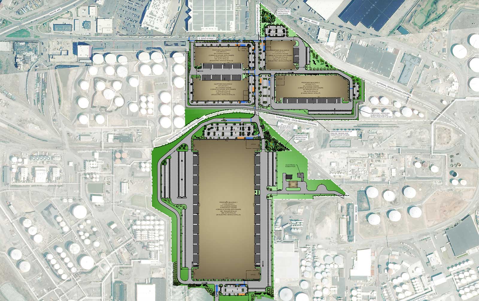 Prologis Port Bayonne Site Plan