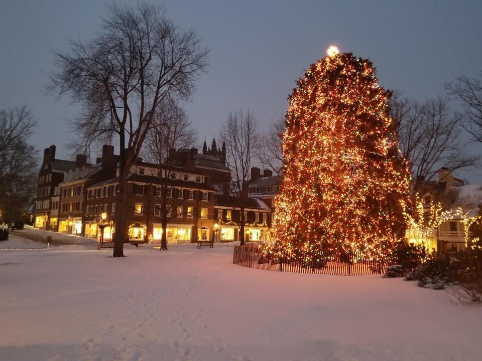 Palmer Square Princeton Christmas