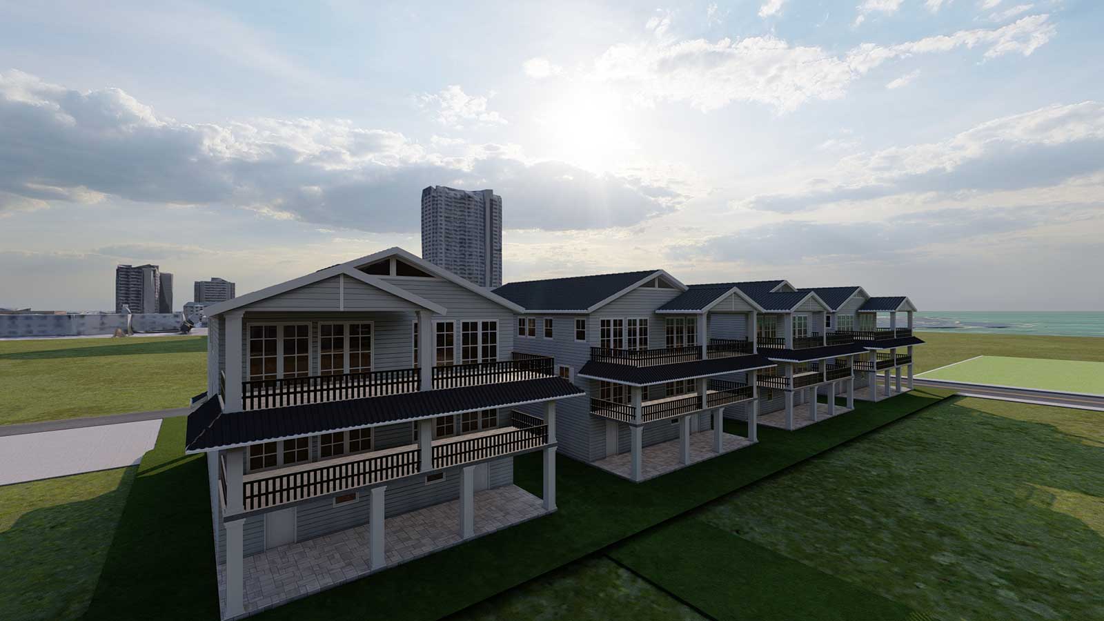 Lighthouse Row Townhomes Atlantic City Rendering