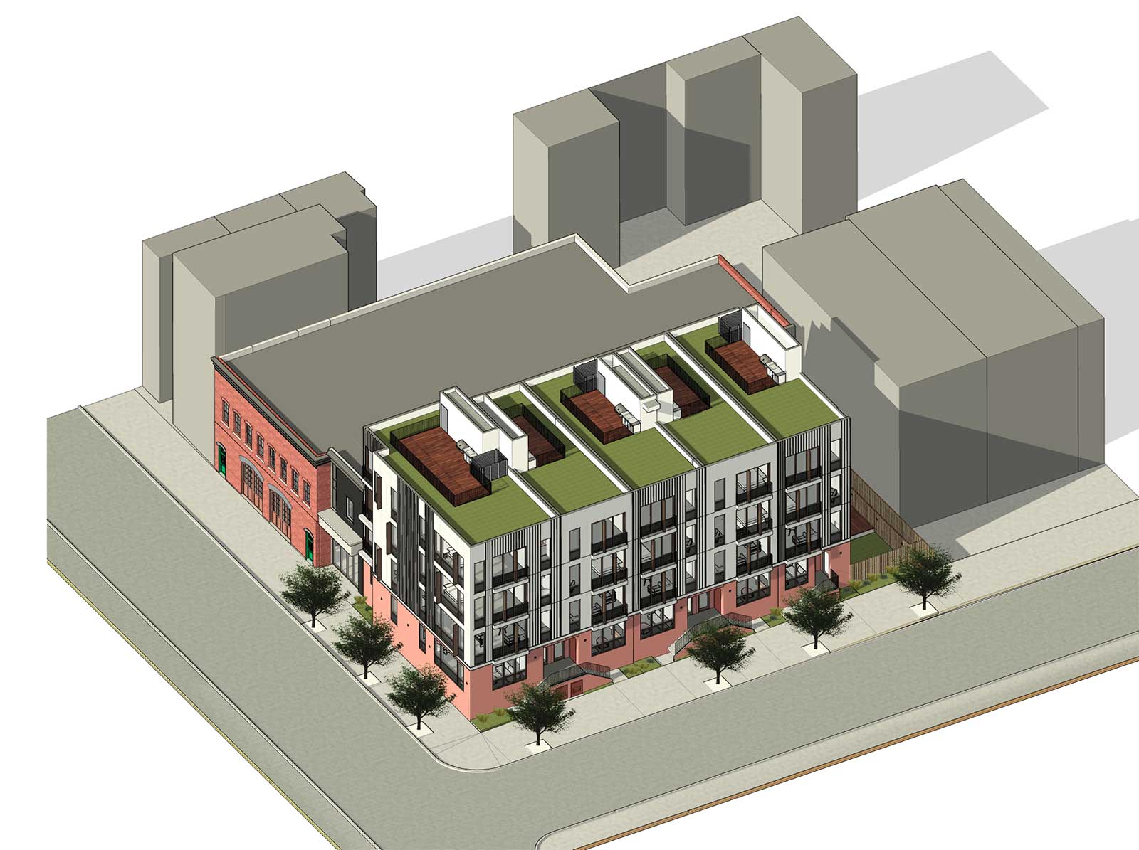 Townhouse Plan Approved for Block of Van Vorst Street in Jersey City ...