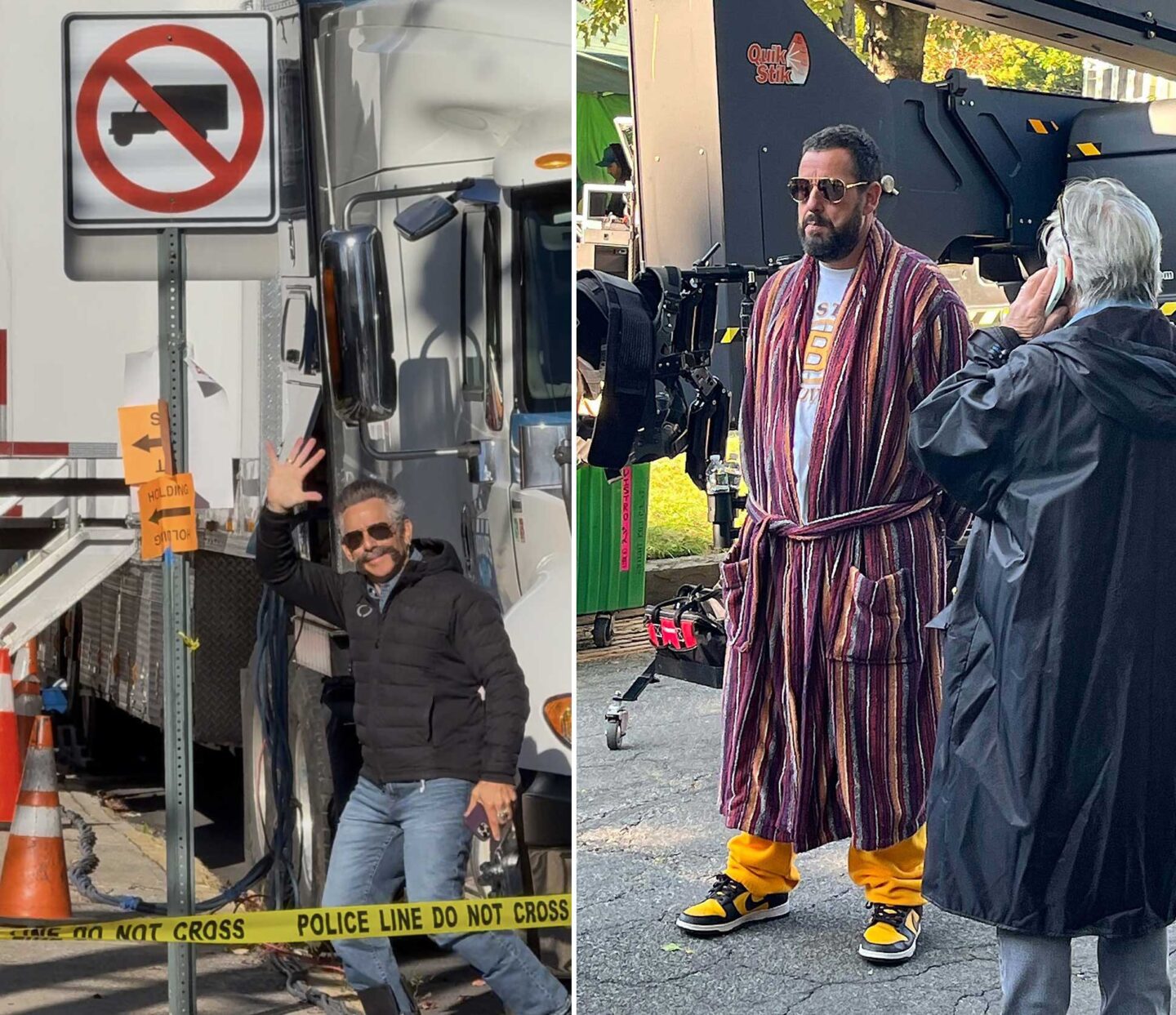 Adam Sandler Filming Happy Gilmore 2 New Jersey