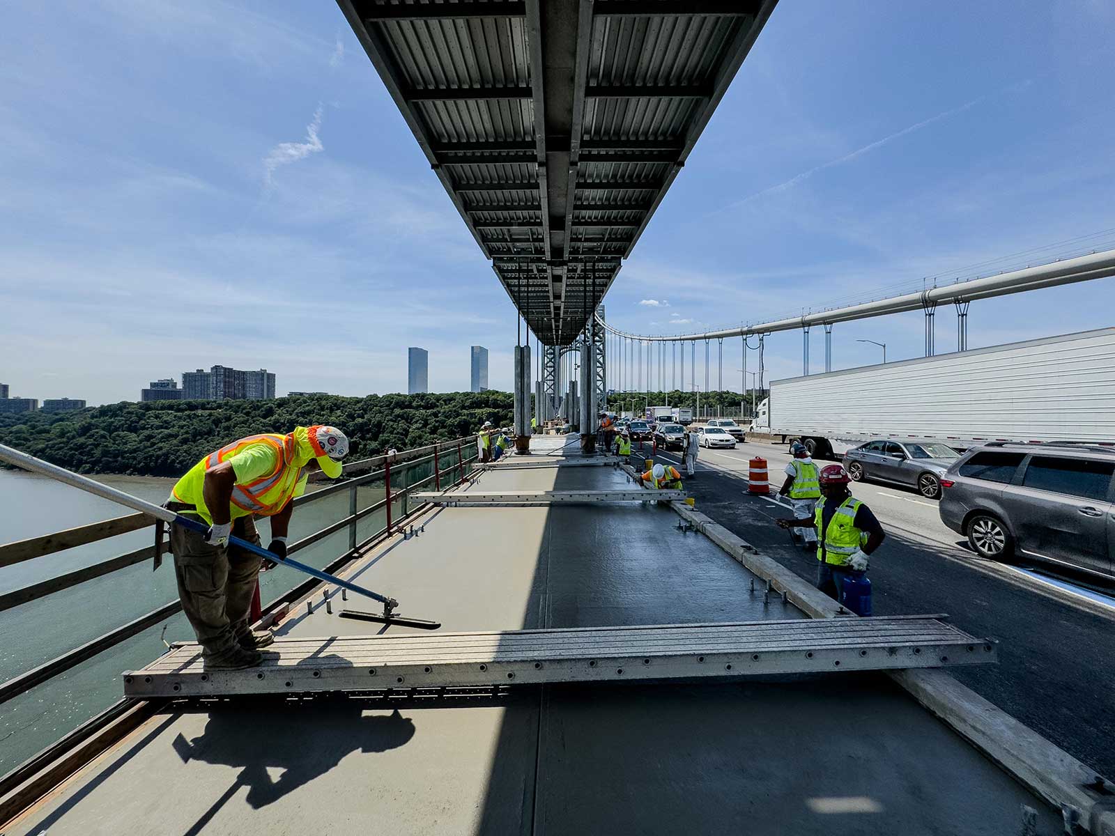 George Washington Bridge Construction