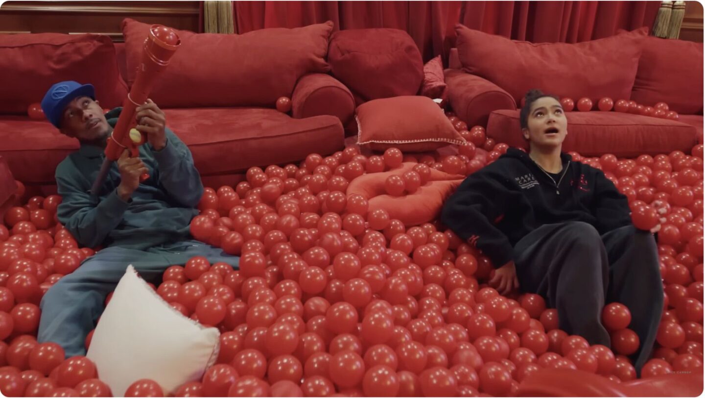 Nick And Roe In Ballpit