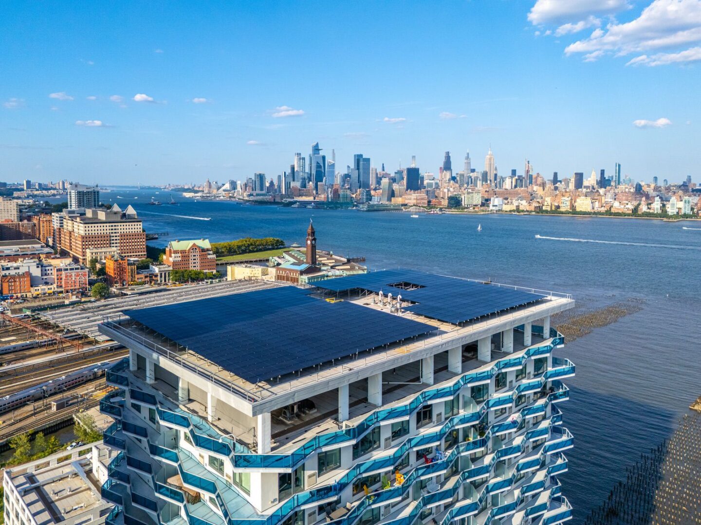 The Beach Jersey City Solar Panels 1