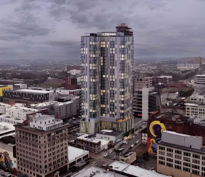 Newark Planning Board Approves 32-Story Building on Branford Place 52 Branford Place Newark Rendering 2