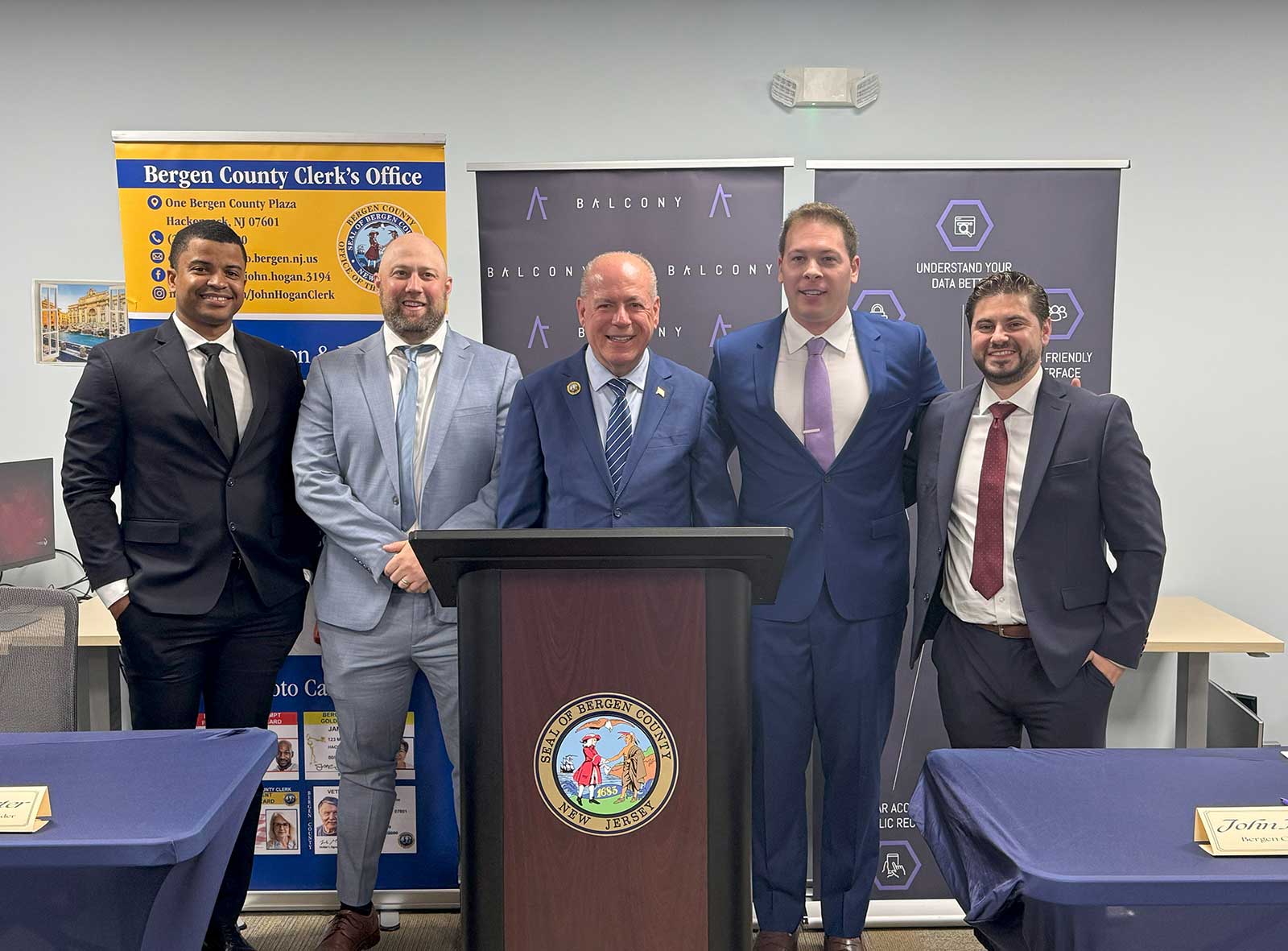 Blockchain of the Bergen Blockchain County property