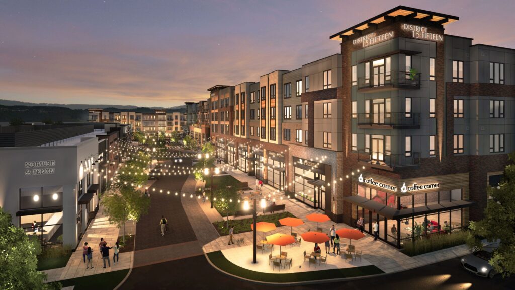 District 15fifteen Retail Rendering