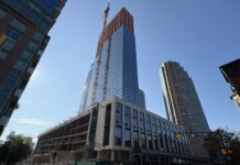 Work Heats Up at 2,000-Unit Development on Jersey City’s Hudson Street 55 Hudson Construction 3