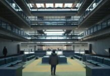 Adam Scott As Mark S In Lumon Lobby 1