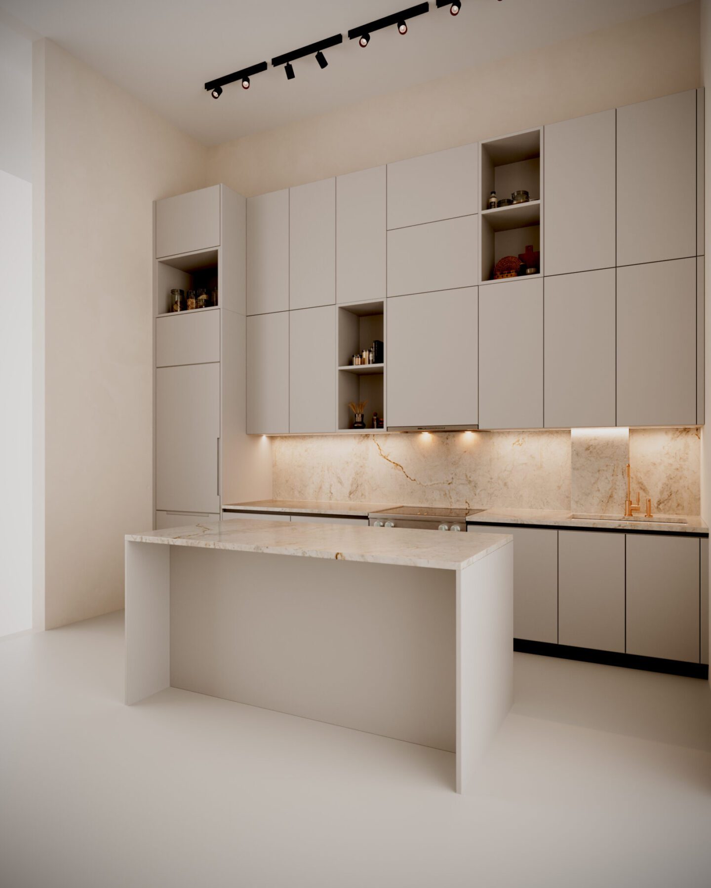 A modern loft kitchen located in Brooklyn. Source: Design Konstructive.