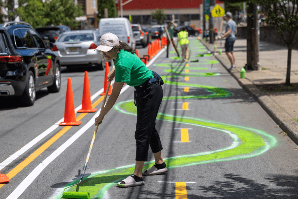 Jersey City Bike Lane